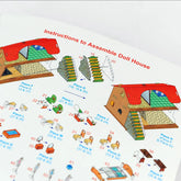 Buy DIY 3D Doll House Set with 53 Pieces Puzzle | 8-12 Yrs Kids